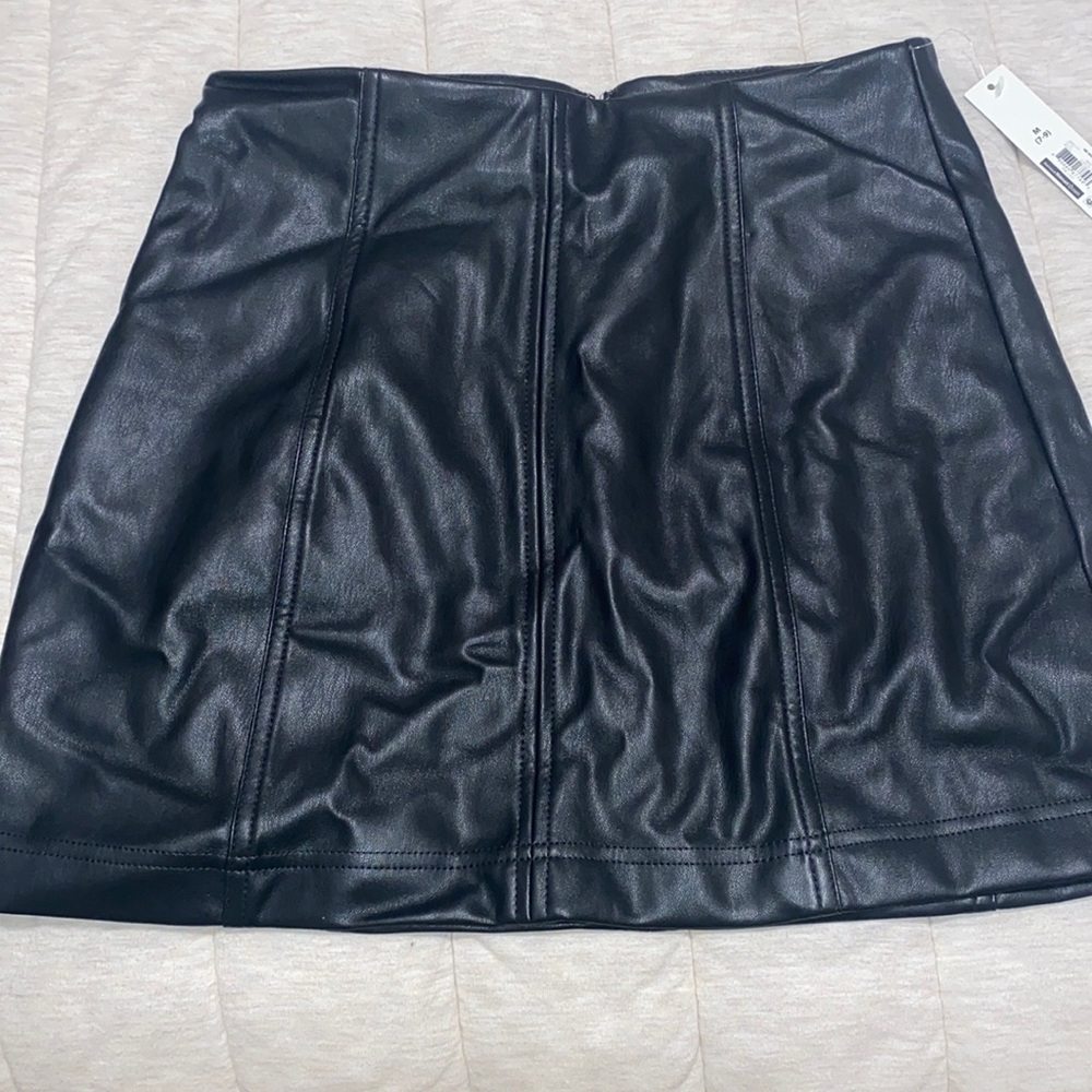 Leather skirt